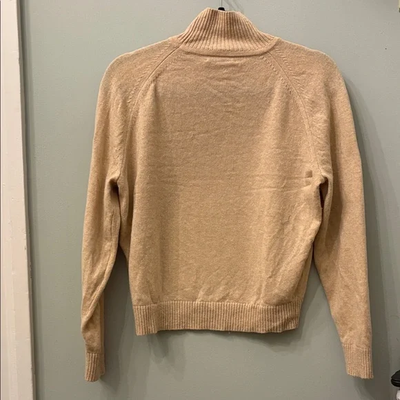 Aritzia wool cashmere blend tan sweater Babaton - Picture 9 of 11